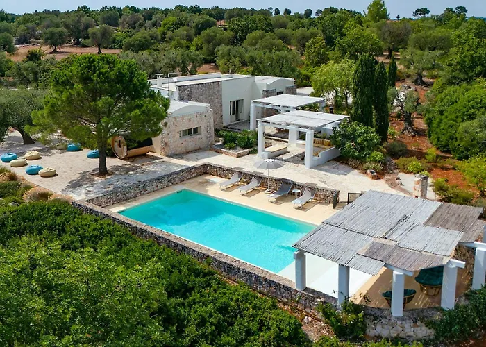 Mediterranean Villa With Pool & Sauna Near Ostuni Сasa de vacaciones *